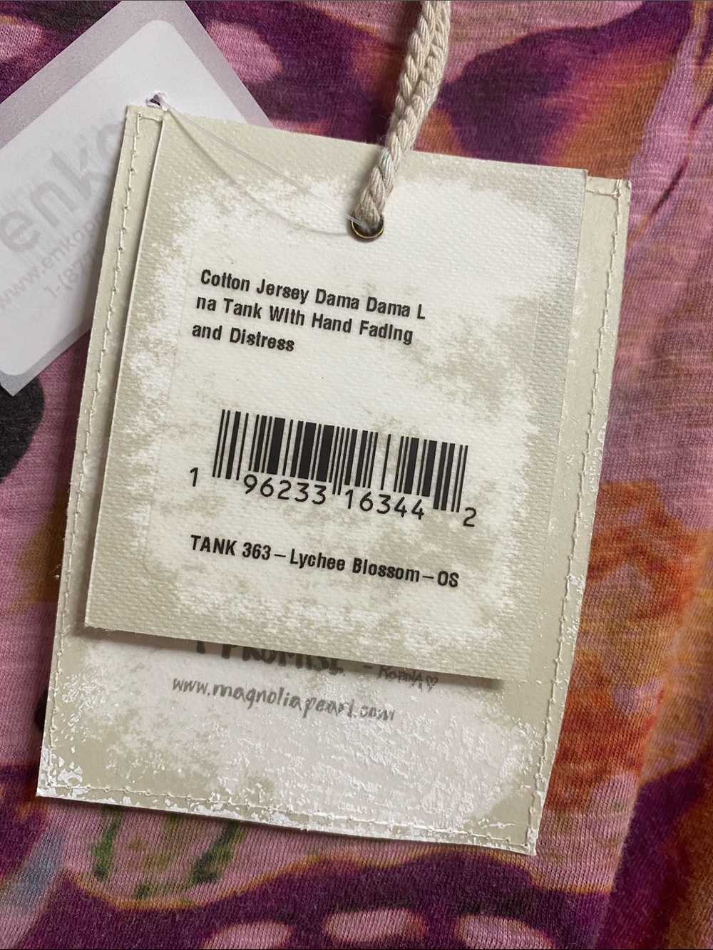•Magnolia Pearl• DAMA DAMA {Lana tank} |TANK 363| in *lychee blossom* >bnwt< - Picture 5 of 5